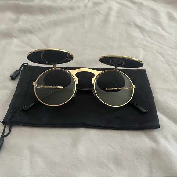 Metal steampunk glasses - Picture 3 of 9